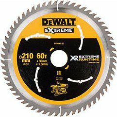 DEWALT Flexvolt Kreissaegeblatt stat. 210/30mm 60WZ/FZ