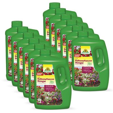 12 x Neudorff Azet® BalkonpflanzenDünger, 2 Liter