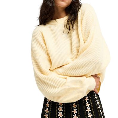 ROXY Women Sweater Loomed Horizon golden haze