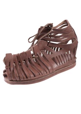 Römische Sandalen, Caligae, braun, Größe 45, Kundenretoure