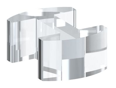 Glasausrichter | für Glas: 16,76-17,52 mm | PMMA Kunststoff