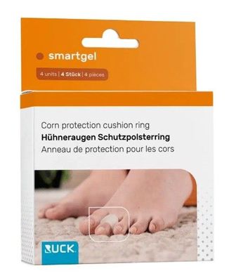 RUCK smartgel Hühneraugen Schutzpolsterring Gr. S - 4 Stück