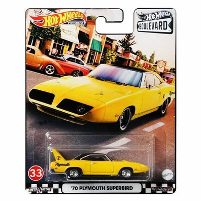 70 Plymouth Superbird - Hot Wheels Boulevard Serie Real Riders Premium 1:64 ?
