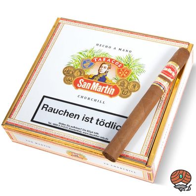 San Martín Churchill Zigarren 20er Kiste