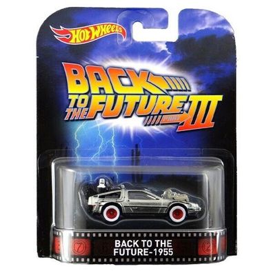 Hot Wheels ZURÜCK IN DIE Zukunft III DeLorean 1955 Time Machine ?