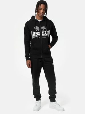 Lonsdale Trainingsanzug Yetlington Trainingsanzug mit Kapuze normale Passform
