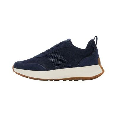 FitFlop Damen Sneakers F-Mode Flow Crystal Denim/Suede A0V