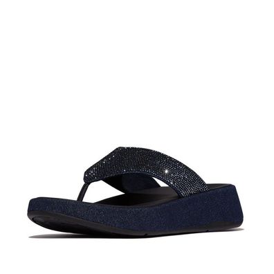 FitFlop Damen Sandalen F-Mode Toe Post-Denim And Hotfix A2V