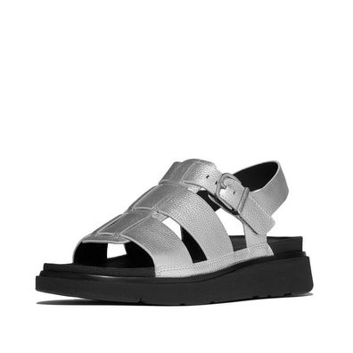 FitFlop Damen Sandalen Gen-FF Tumbled-Leather Fisherman Sandals A3U