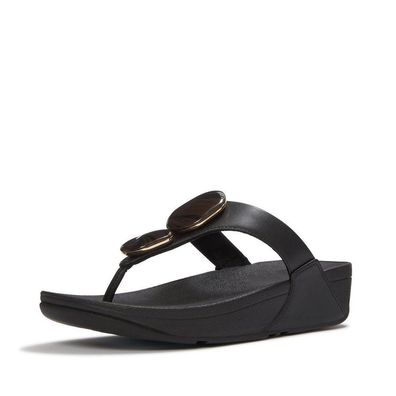 FitFlop Damen Sandalen Lulu Marbled-Stone Toe-Post Sandals A4T