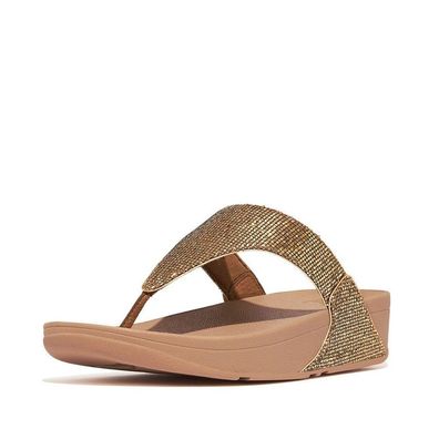 FitFlop Damen Flip Flops Lulu Toe Post-Glitterball IF9