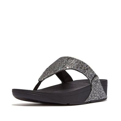 FitFlop Damen Flip Flops Lulu Toe Post-Glitterball IF9