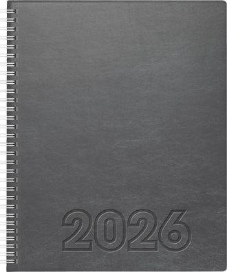 Brunnen 1076164846 Buchkalender 21x26cm gr 2S/1W SOFT