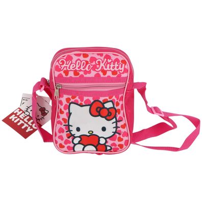 Hello Kitty Kinder Umhängetasche kompakt für Alltag Schule und Freizeit