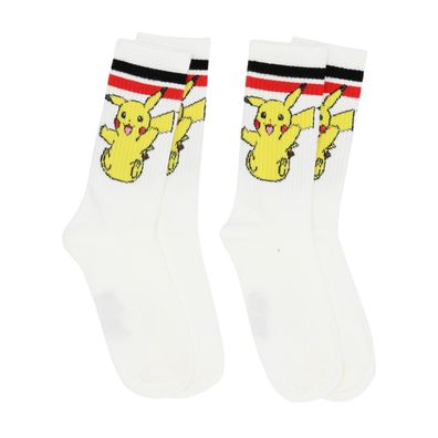 Pokemon Sportsocken Kinder 2er Pack für Schule Freizeit Sport und Alltag