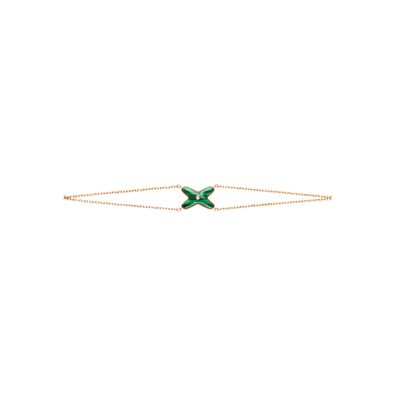 Chaumet - Bracciale JEUX DE LIENS IN ORO ROSA CON Malachite E Diamante - 083974