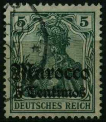 Deutsche Auslandspostämter Marokko Nr 35 gestempelt X12BCDA