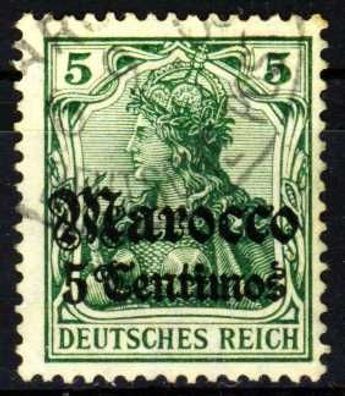 Deutsche Auslandspostämter Marokko Nr 35 gestempelt X1D2A26