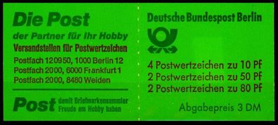 BERLIN Markenheftchen Nr MH 13aoZ postfrisch X1F960E