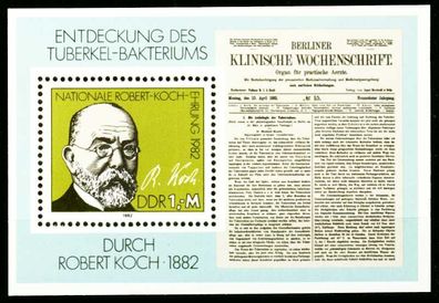 DDR BLOCK Kleinbogen Block 67 postfrisch S5193BA