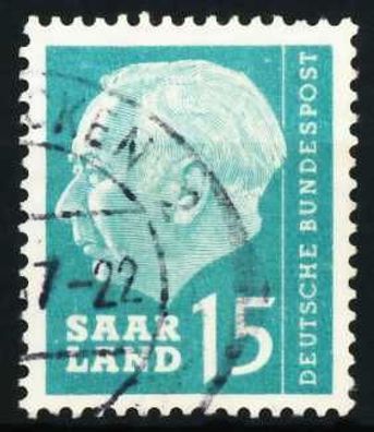SAAR OPD 1957 Nr 388 gestempelt X5F6A0E