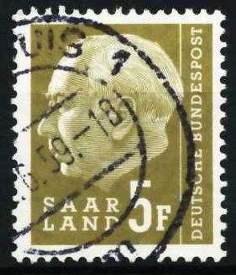 SAAR OPD 1957 Nr 411 gestempelt X5FA2EA