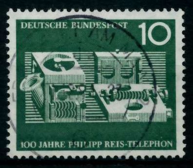 BRD 1961 Nr 373 gestempelt X966126