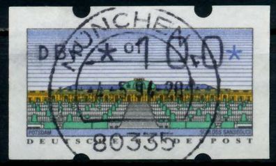 BRD ATM 1993 Nr 2-1.1-0100 zentrisch gestempelt X974352