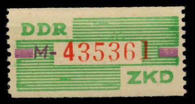 DDR DIENST Wertstreifen Nr 24M postfrisch X73822A