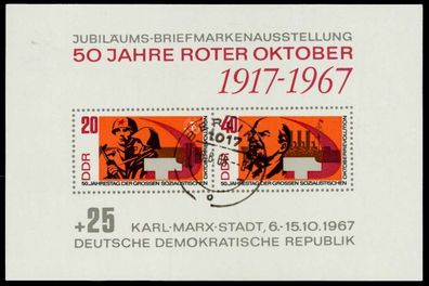 DDR BLOCK Kleinbogen Block 26 gestempelt X73844E