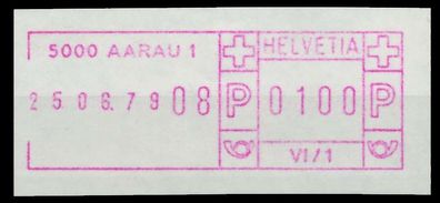 Schweiz Schalterfreistempel Nr SFS1979 AARAU postfrisch X7E6516