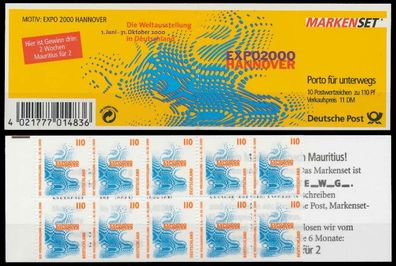 BRD BUND Markenheftchen Nr MH 39IIoZ postfrisch X801B72