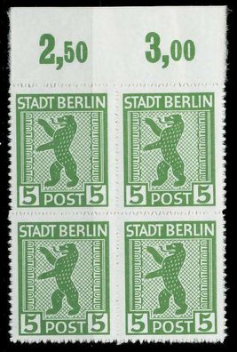 SBZ BERL. Brandenb. Nr 1ABux postfrisch Viererblock ORA X8102DA