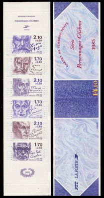 Frankreich Markenheftchen Nr MH2 2484C-2489C S2546CE