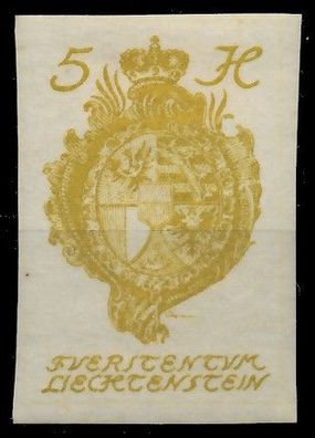 Liechtenstein 1920 Nr 17 ungebraucht X1397B2