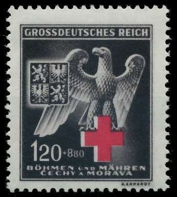 BÖHMEN MÄHREN 1943 Nr 132 postfrisch X9F6AE6