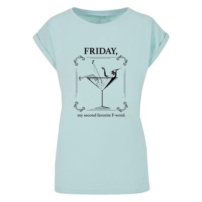 Mister Tee Damen T-Shirt Ladies F-Word Extended Shoulder MT10711