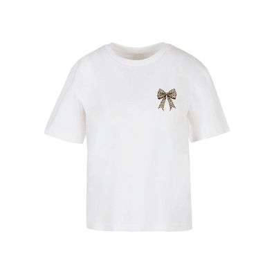 Merchcode Damen T-Shirt Ladies Ribbon Everyday Tee MP502904