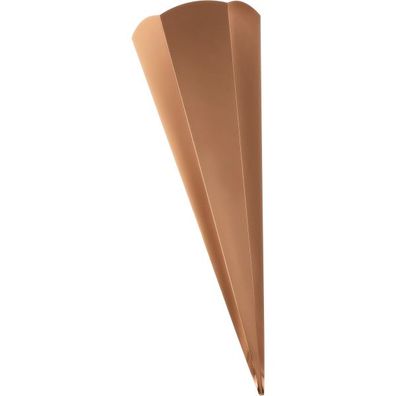 Schultütenrohling Einzelfarben irisierend, h: 68 cm - Farbe: rosegold