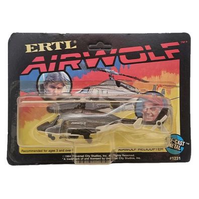 Airwolf - ERTL 1984 Hubschrauber Helikopter Diecast 1:64 ?