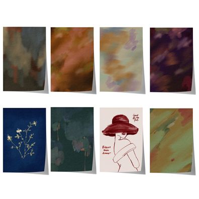 Poster Wandbilder Wohnzimmer · Abstrakte Kunst Fashion · Moderne Bilder ohne