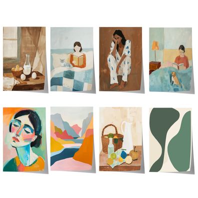 Kunst Poster · Geschenkidee · Stillleben Früchte · Expressionismus Frauen Por