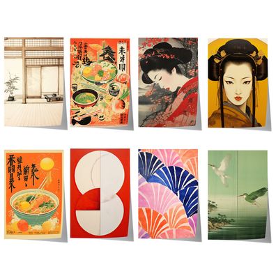 Japan Poster · Geschenkidee · Geisha Zen Minimalismus und Japanische Kunst