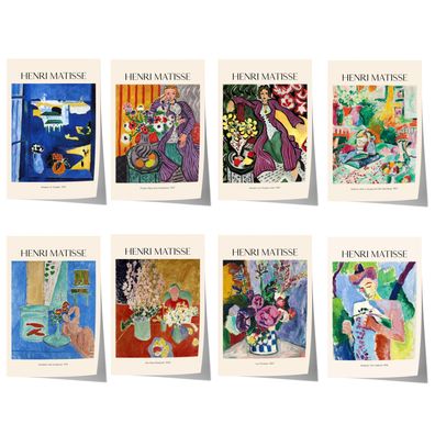Henri Matisse Poster · Geschenkidee · Tanger Fenster Goldfisch Pflaumenblüten