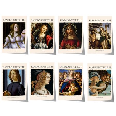 Sandro Botticelli Poster · Geschenkidee · Venus Porträts Madonna Geburt der V