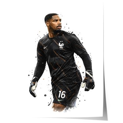 Frankreich Fußball Poster · Geschenkidee · Aquarell Sport Wandbild · Deko Pri