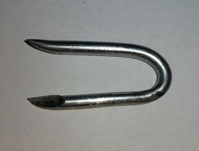 100 Stück Drahtschlaufen 2,0x20 mm Schlaufen verzinkt Krampen