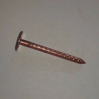 Dachpappstifte 2,8x45 mm kupfer 1 kg Pappnägel Pappstifte
