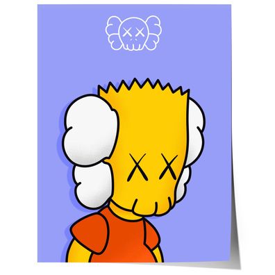 Cartoon Kopf Charakter Poster · Geschenkidee · Pop Art Stil inspiriert · Stre