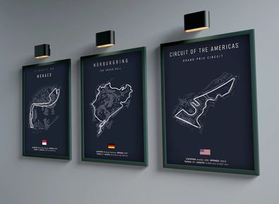 Formel 1 2026 Rennstrecken Großer Preis von Monaco Monza Spa Francorchamps I